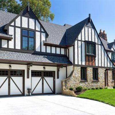 new garage with new main suite above